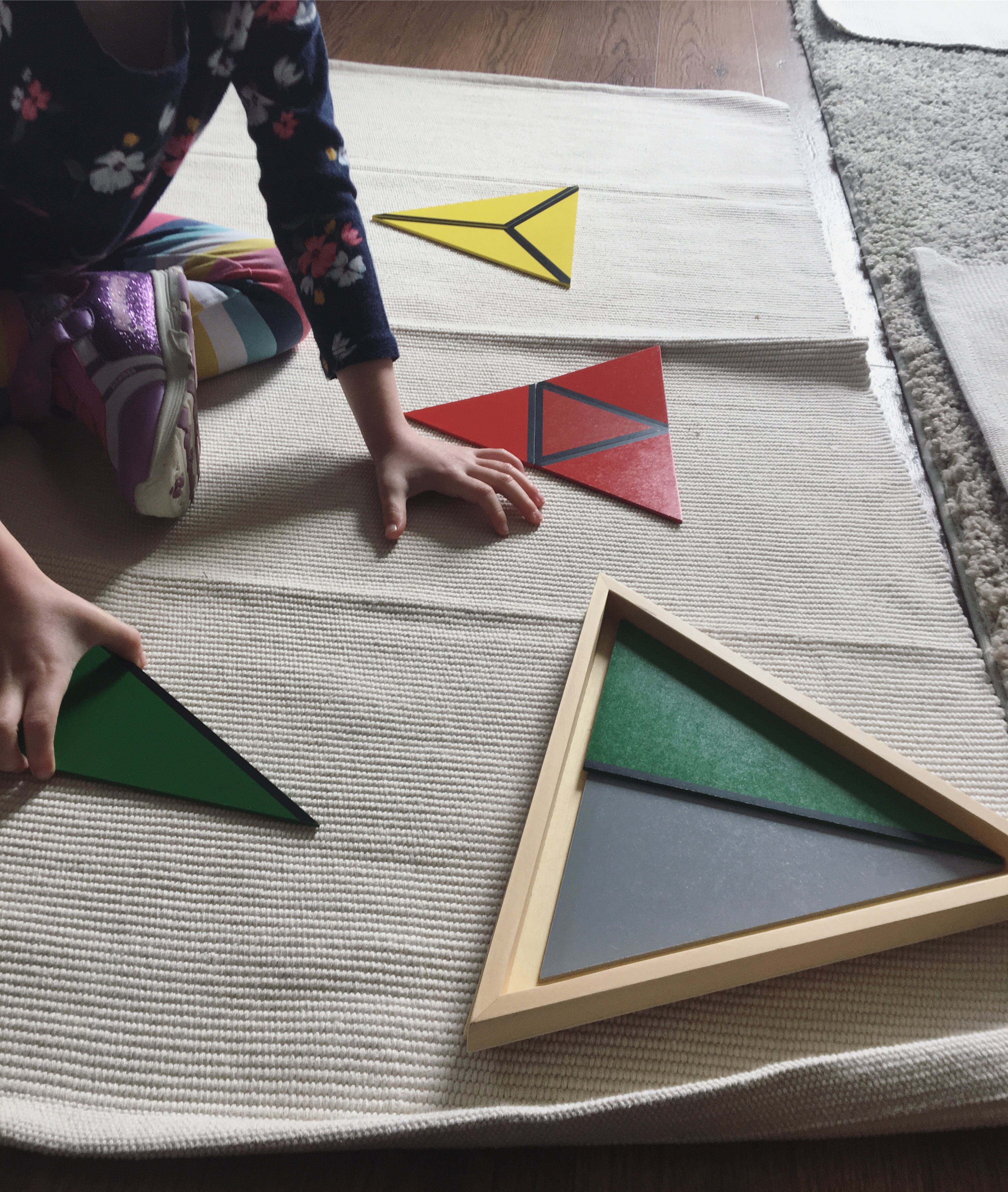 Constructive Triangles - Learning Tree Montessori Sensorial Material
